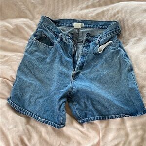Vintage Blue Jean Shorts High-Waist
